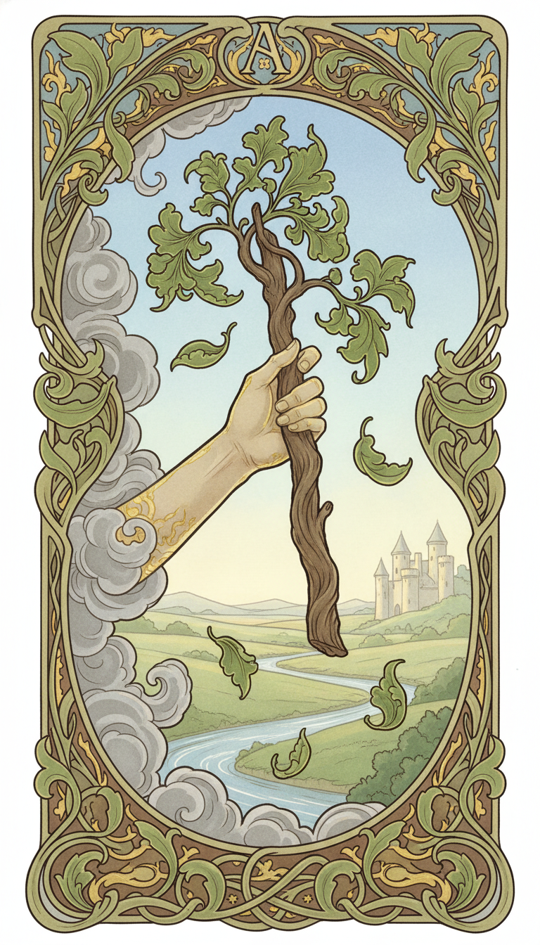 Ace of Wands tarot card